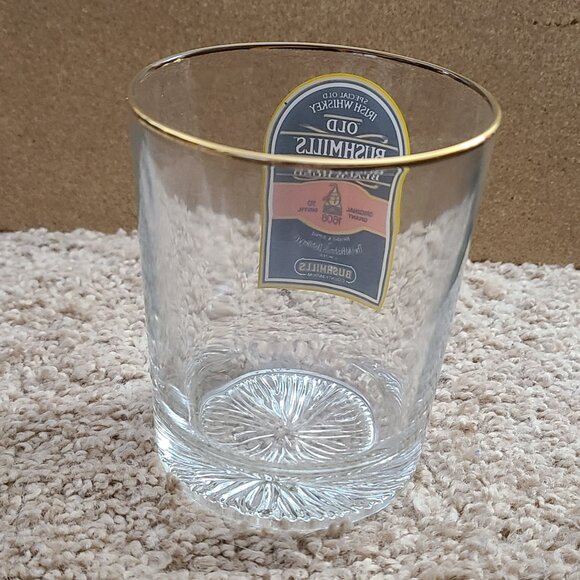 Old Bushmills Black Bush Irish Whiskey Rocks Glass - Picture 3 of 4